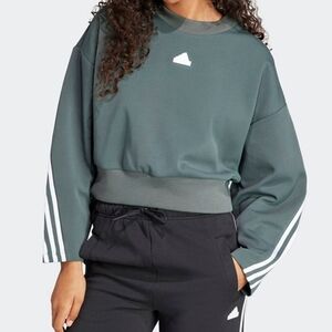 Adidas Women's Green Sweatshirt